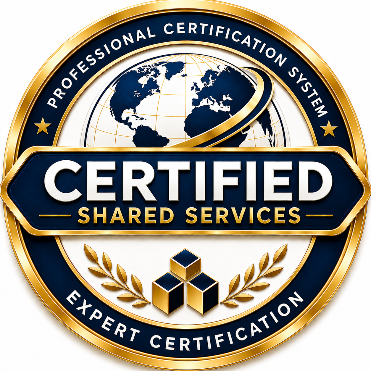 Selo oficial Certified Shared Services Expert